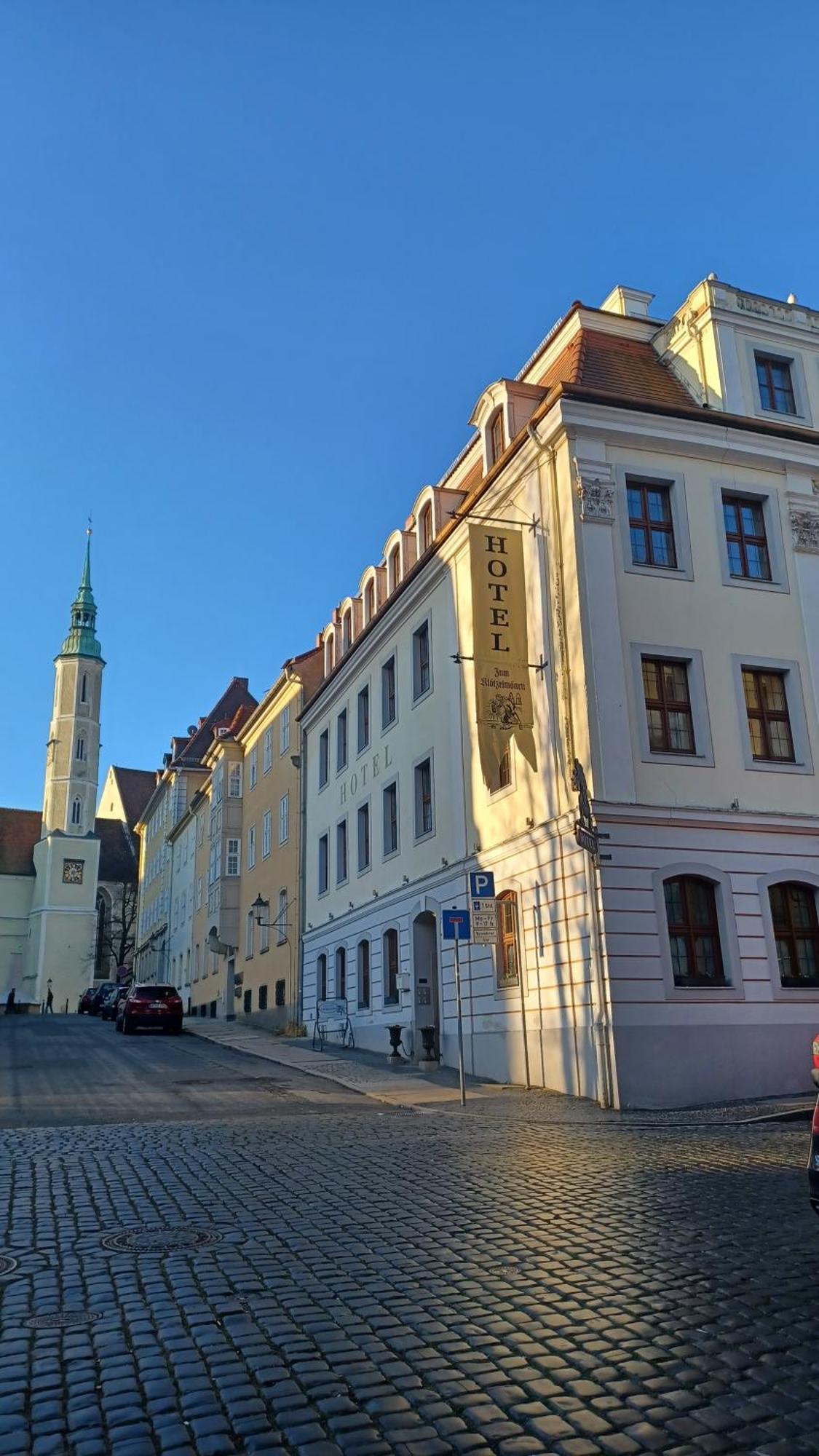Hotel Zum Kloetzelmoench ゲルリッツ エクステリア 写真