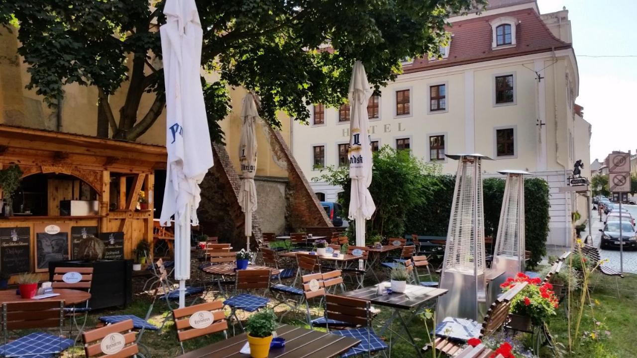 Hotel Zum Kloetzelmoench ゲルリッツ エクステリア 写真